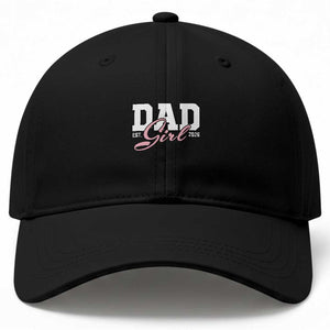 Dad Girl 2026 Baseball Cap Soon to Be Daddy of Baby Girl TS11 Print Your Wear
