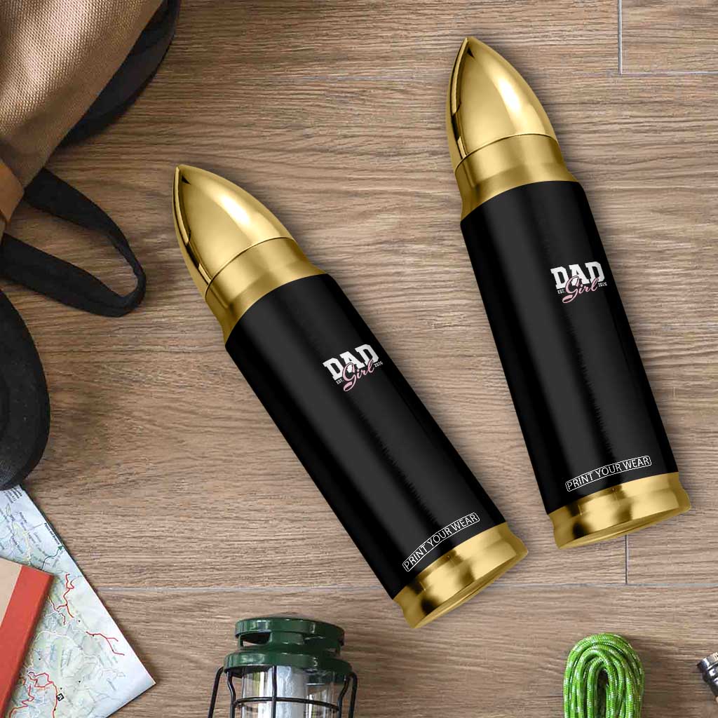 Dad Girl 2026 Bullet Tumbler Soon to Be Daddy of Baby Girl TS11 Print Your Wear