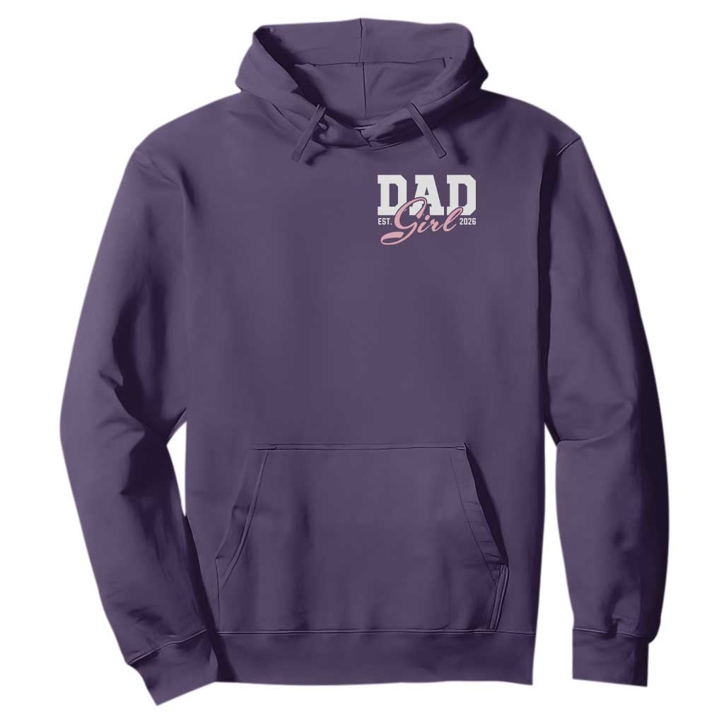 Dad Girl 2026 Hoodie Soon to Be Daddy of Baby Girl TS11 Purple Print Your Wear