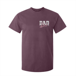 Dad Girl 2026 T Shirt For Kid Soon to Be Daddy of Baby Girl TS11 Maroon Print Your Wear