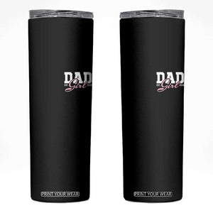 Dad Girl 2026 Skinny Tumbler Soon to Be Daddy of Baby Girl TS11 Black Print Your Wear