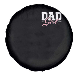 Dad Girl 2026 Spare Tire Cover Soon to Be Daddy of Baby Girl TS11 Print Your Wear