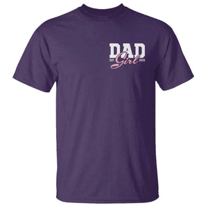 Dad Girl 2026 T Shirt Soon to Be Daddy of Baby Girl TS11 Purple Print Your Wear