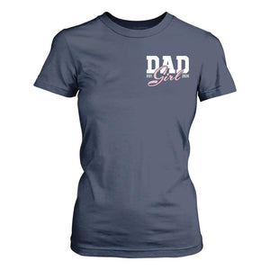 Dad Girl 2026 T Shirt For Women Soon to Be Daddy of Baby Girl TS11 Navy Print Your Wear