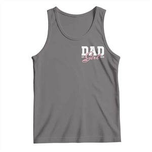 Dad Girl 2026 Tank Top Soon to Be Daddy of Baby Girl TS11 Deep Heather Print Your Wear