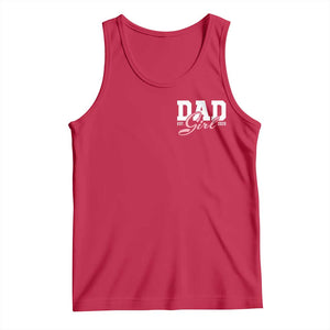 Dad Girl 2026 Tank Top Soon to Be Daddy of Baby Girl TS11 Red Print Your Wear