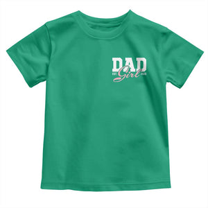 Dad Girl 2026 Toddler T Shirt Soon to Be Daddy of Baby Girl TS11 Irish Green Print Your Wear