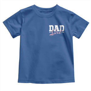 Dad Girl 2026 Toddler T Shirt Soon to Be Daddy of Baby Girl TS11 Royal Blue Print Your Wear