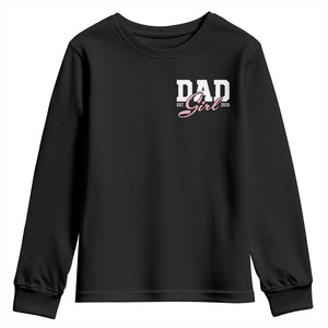 Dad Girl 2026 Youth Sweatshirt Soon to Be Daddy of Baby Girl TS11 Black Print Your Wear