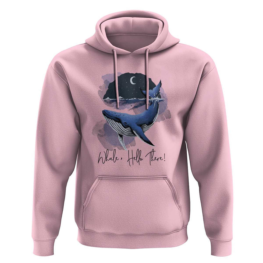 52-Hertz Whale Lover Hoodie Hello There Marine Biologist TS11 Light Pink Print Your Wear