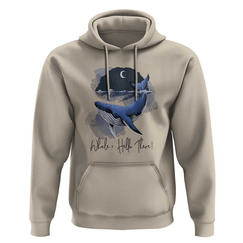 52-Hertz Whale Lover Hoodie Hello There Marine Biologist TS11 Sand Print Your Wear
