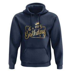 It's My Birthday Party Hoodie B-day Squad Crown TS11 Navy Print Your Wear
