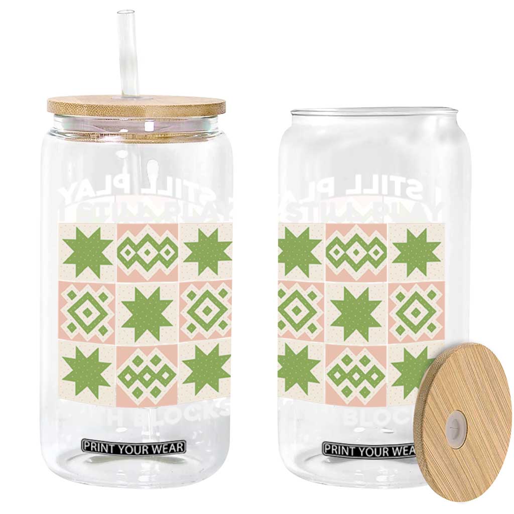 Funny Quilting Sewing Lover Glass Can I Still Play With Blocks Quilter TS11 Print Your Wear