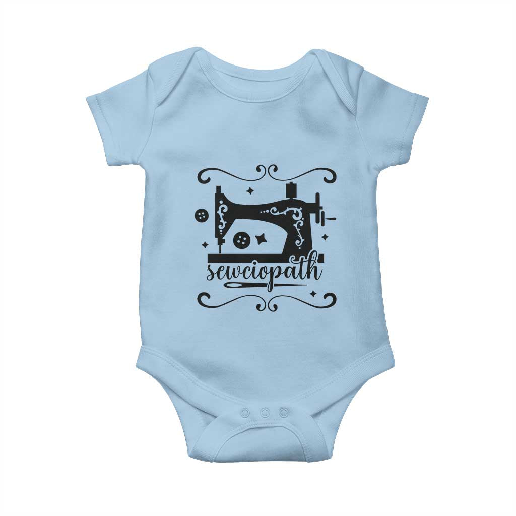 Sewing Lover Baby Onesie Sewciopath Quilter Seamstress TS11 Light Blue Print Your Wear