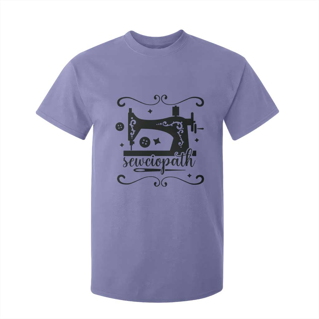 Sewing Lover T Shirt For Kid Sewciopath Quilter Seamstress TS11 Violet Print Your Wear