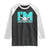 Funny Swimming Raglan Shirt I'm Unstoppable Swim Cool Practice Butterfly Swimming TS11 Black White Print Your Wear