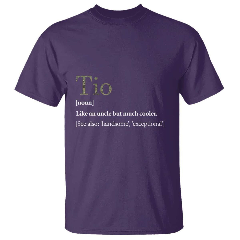 Funny Tio Definition T Shirt Spanish Mexican Uncle Father's Day TS11 Purple Print Your Wear