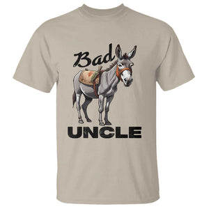 Funny Badass Uncle T Shirt Bad Uncle Donkey Father's Day TS11 Sand Print Your Wear