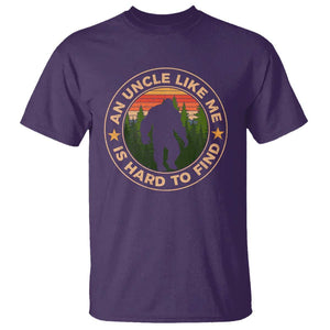 Funny Bigfoot Uncle T Shirt An Uncle Like Me Is Hard To Find Father's Day TS11 Purple Print Your Wear