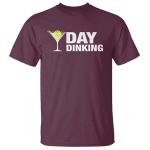 Funny Pickleball T Shirt Day Dinking Pickle Ball Player TS11 Maroon Print Your Wear
