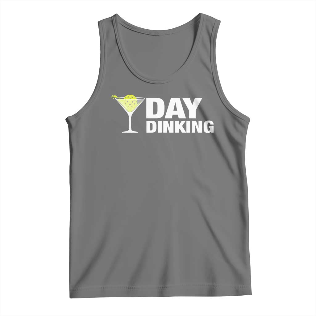 Funny Pickleball Tank Top Day Dinking Pickle Ball Player TS11 Black Heather Print Your Wear