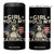 Funny Girl Hold My Earrings 4 in 1 Can Cooler Tumbler Statue of Liberty American Flag TS11 One Size: 16 oz Black Print Your Wear