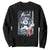 Funny 8647 Impeach 47 Girls American Flag Sweatshirt TS11 Black Print Your Wear