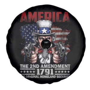 Funny The 2nd Amendment Uncle Sam Spare Tire Cover America The Original Homeland Security TS11 Print Your Wear
