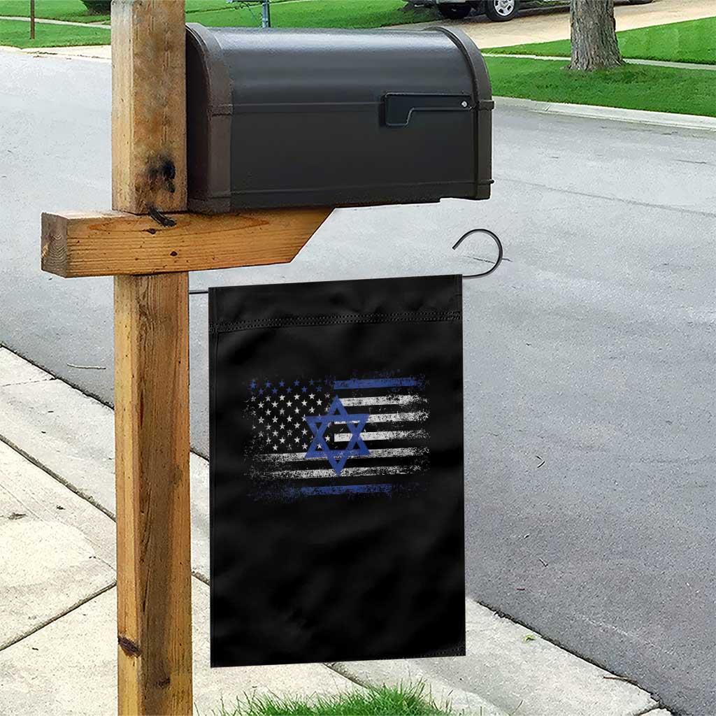 Proud Israeli American Garden Flag Patriotic Israeli USA Flag TS11 Print Your Wear