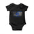 Proud Israeli American Baby Onesie Patriotic Israeli USA Flag TS11 Black Print Your Wear