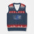 Proud Israeli American V-Neck Knit Sweater Vest Patriotic Israeli USA Flag - Print Your Wear