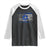 Proud Israeli American Raglan Shirt Patriotic Israeli USA Flag TS11 Black White Print Your Wear