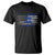 Proud Israeli American T Shirt Patriotic Israeli USA Flag TS11 Black Print Your Wear
