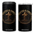 Rooted In Christ 4 in 1 Can Cooler Tumbler Jesus Christian Cross Bible Verse TS11 One Size: 16 oz Black Print Your Wear