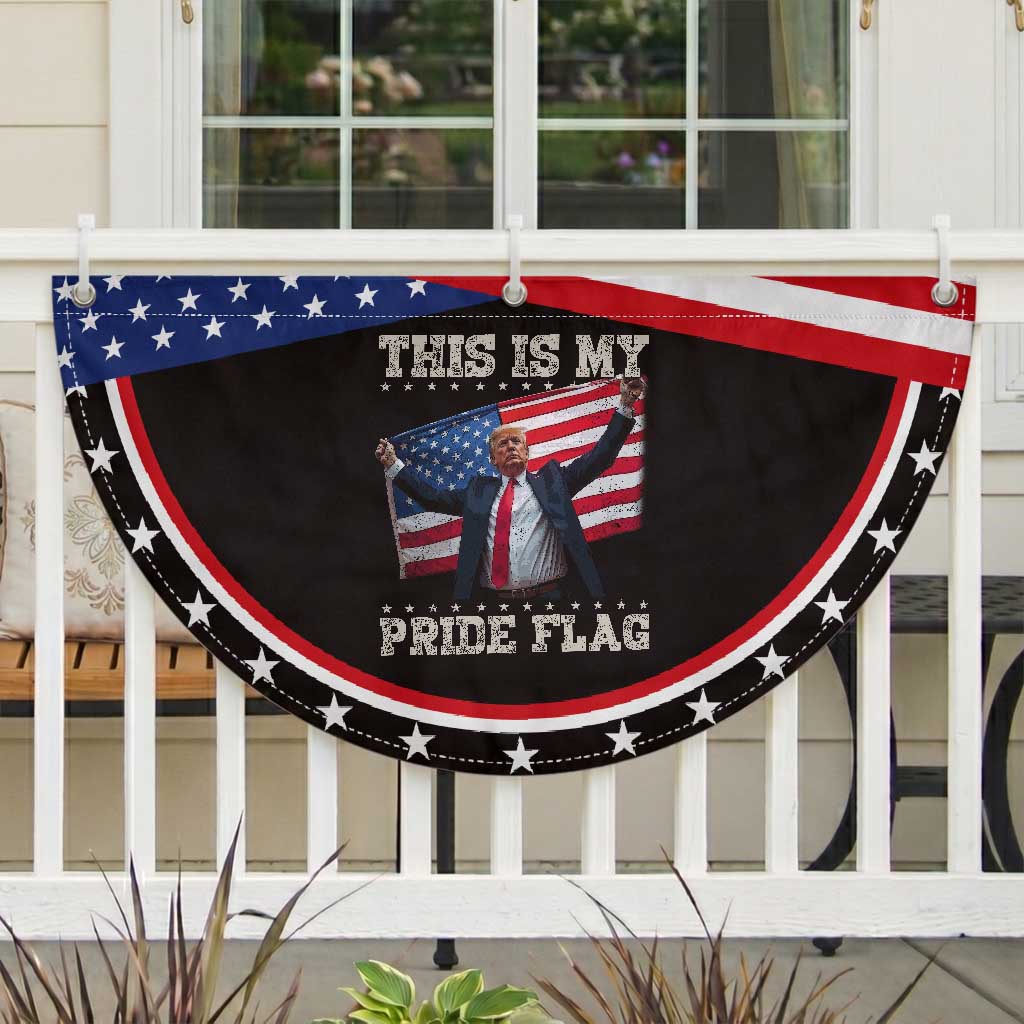 Funny Patriot Trump This Is My Pride Flag Patriotic Fan Flag 4th Of July American Flag