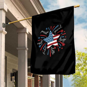 Funny 4th of July Fireworks Foxtrot Delta Tango Garden Flag TS11 Print Your Wear