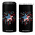 Funny 4th of July Fireworks Foxtrot Delta Tango 4 in 1 Can Cooler Tumbler TS11 One Size: 16 oz Black Print Your Wear