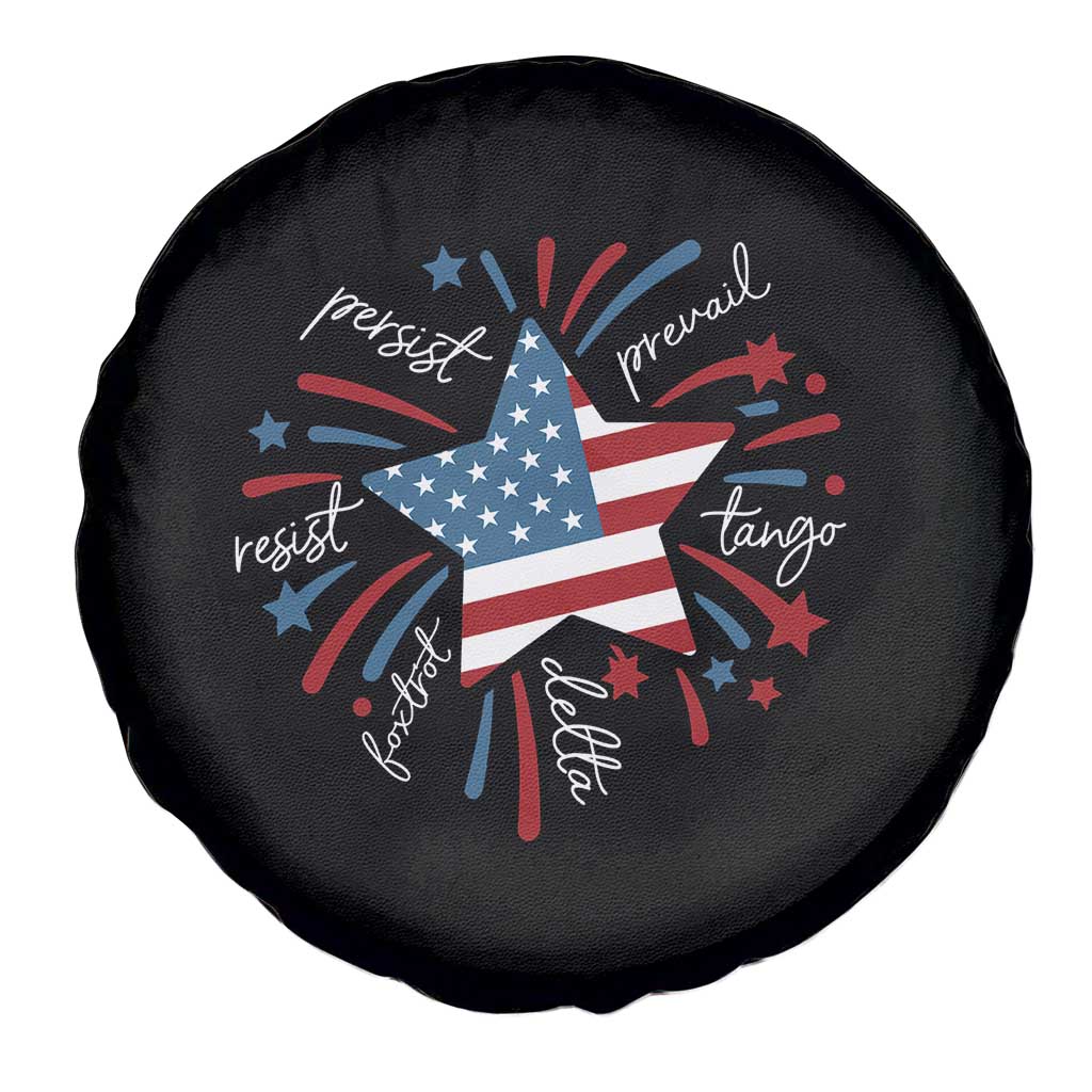 Funny 4th of July Fireworks Foxtrot Delta Tango Spare Tire Cover TS11 Print Your Wear