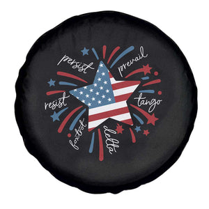 Funny 4th of July Fireworks Foxtrot Delta Tango Spare Tire Cover TS11 Print Your Wear
