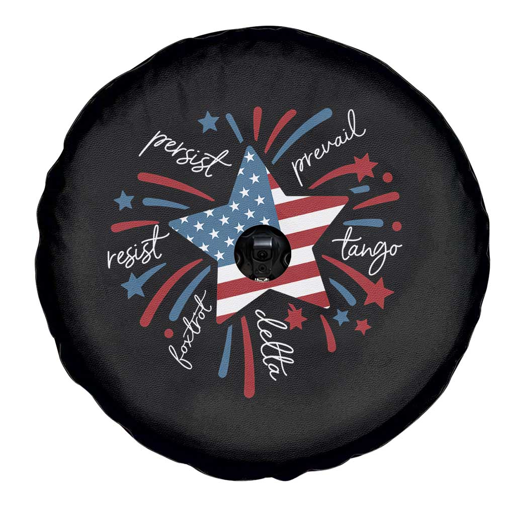 Funny 4th of July Fireworks Foxtrot Delta Tango Spare Tire Cover TS11 Print Your Wear
