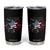 Funny 4th of July Fireworks Foxtrot Delta Tango Tumbler Cup TS11 Black Print Your Wear