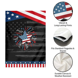 Funny 4th of July Fireworks Foxtrot Delta Tango Garden Flag TS11 Print Your Wear