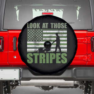Funny Gardening Lawn Mower Spare Tire Cover Look At Those Stripes American Flag TS11 Black Print Your Wear