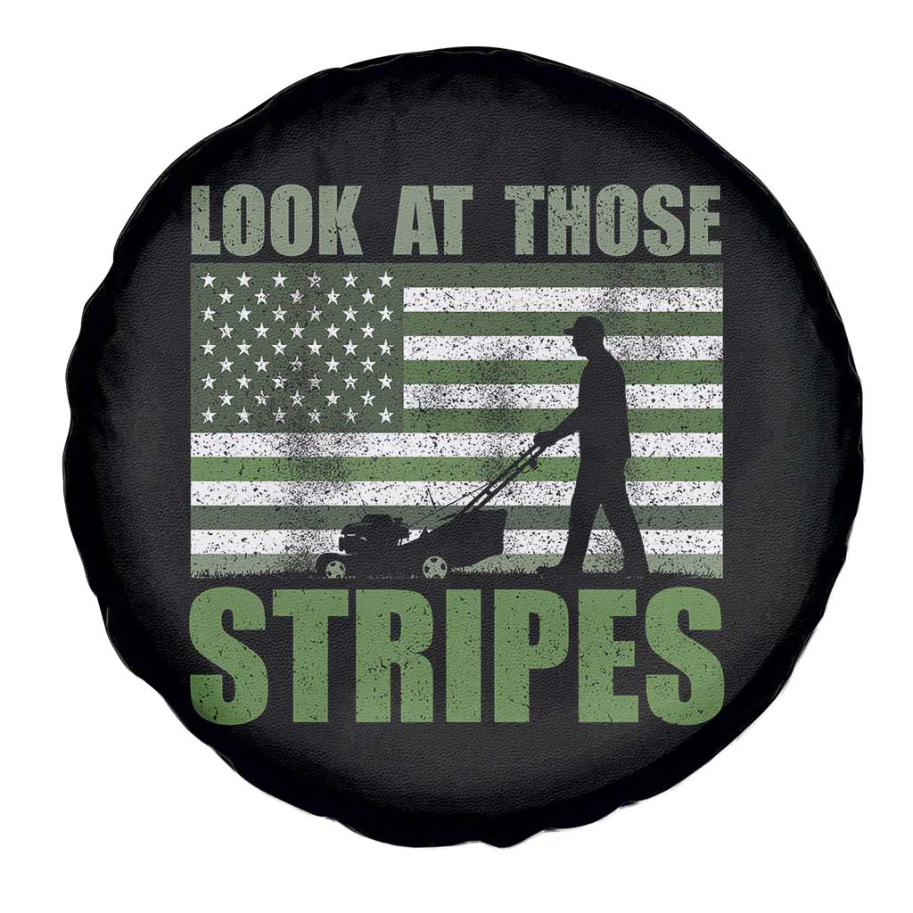 Funny Gardening Lawn Mower Spare Tire Cover Look At Those Stripes American Flag TS11 Print Your Wear
