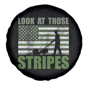Funny Gardening Lawn Mower Spare Tire Cover Look At Those Stripes American Flag TS11 Print Your Wear