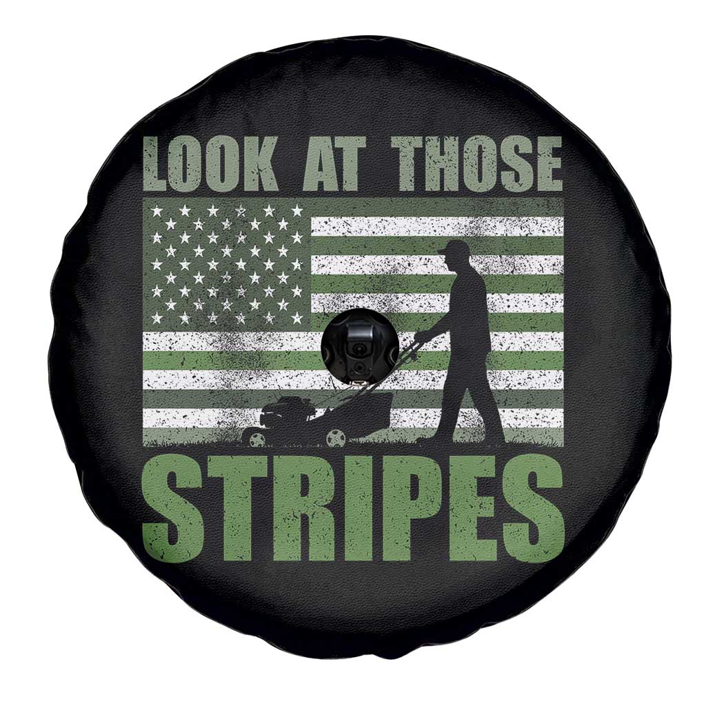 Funny Gardening Lawn Mower Spare Tire Cover Look At Those Stripes American Flag TS11 Print Your Wear