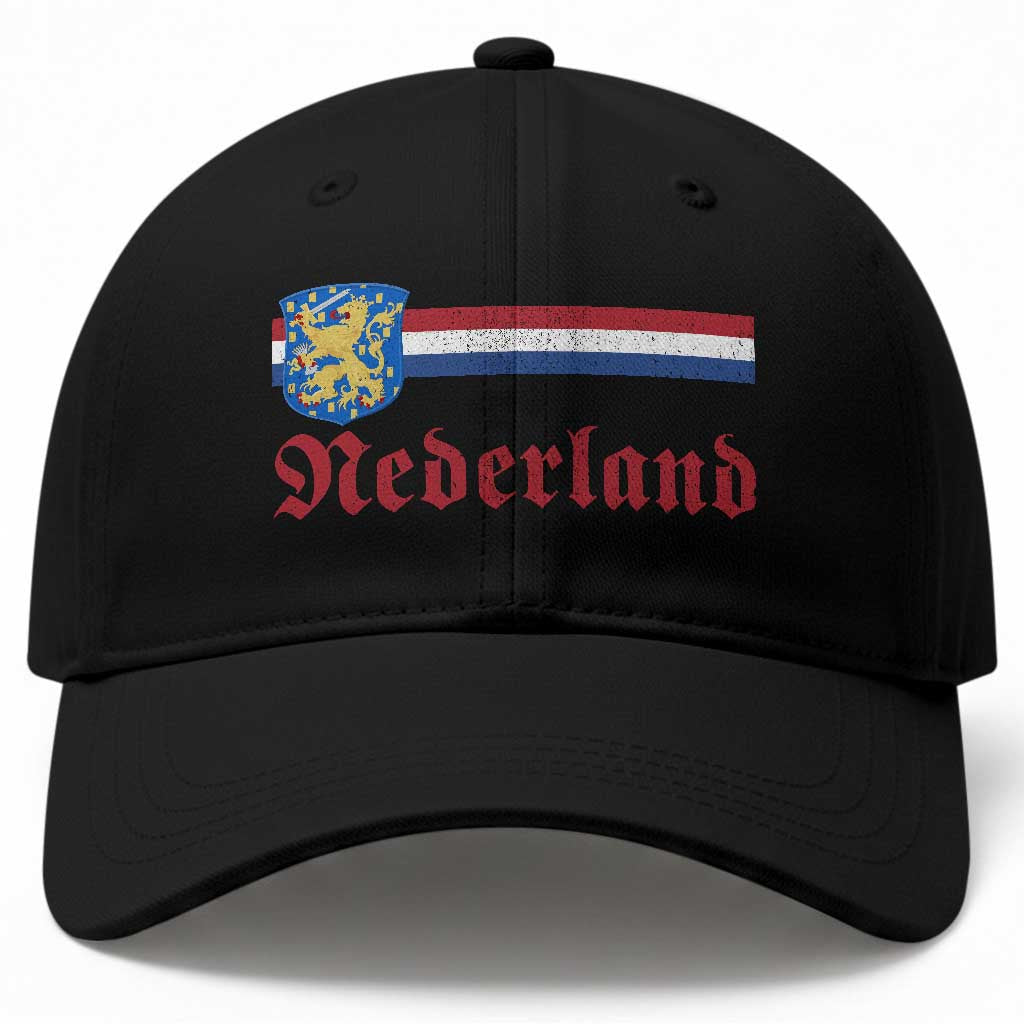 Nederland Holland Emblem Lion Vintage Dutch Flag Baseball Cap
