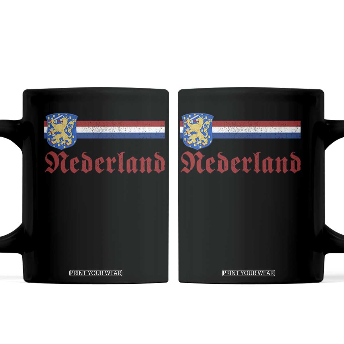Nederland Holland Emblem Lion Vintage Dutch Flag Coffee Mug