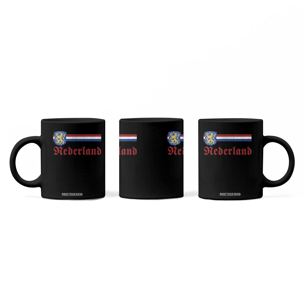 Nederland Holland Emblem Lion Vintage Dutch Flag Coffee Mug