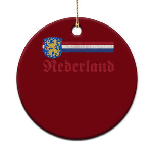 Nederland Holland Emblem Lion Vintage Dutch Flag Ceramic Ornament